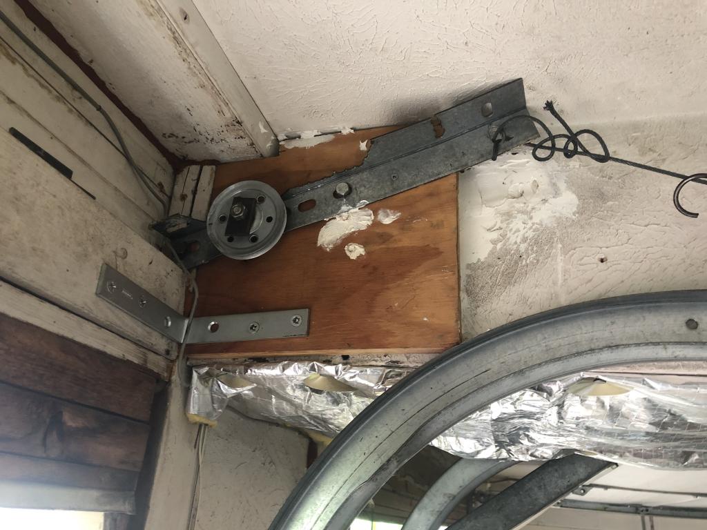 Garage Door Track Repair Image